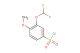 3-(difluoromethoxy)-4-methoxybenzene-1-sulfonyl chloride