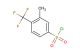 3-methyl-4-(trifluoromethyl)benzene-1-sulfonyl chloride