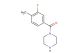 (3-fluoro-4-methylphenyl)(piperazin-1-yl)methanone