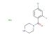 (4-chloro-2-fluorophenyl)(piperazin-1-yl)methanone hydrochloride