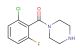 (2-chloro-6-fluorophenyl)(piperazin-1-yl)methanone