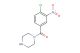 (4-chloro-3-nitrophenyl)(piperazin-1-yl)methanone