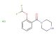 (2-(difluoromethoxy)phenyl)(piperazin-1-yl)methanone hydrochloride