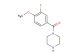 (3-fluoro-4-methoxyphenyl)(piperazin-1-yl)methanone
