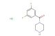 (3,5-difluorophenyl)(piperazin-1-yl)methanone hydrochloride