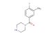 (4-fluoro-3-methylphenyl)(piperazin-1-yl)methanone