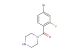 (4-bromo-2-fluorophenyl)(piperazin-1-yl)methanone