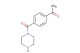 1-(4-(piperazine-1-carbonyl)phenyl)ethanone
