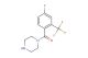 (4-fluoro-2-(trifluoromethyl)phenyl)(piperazin-1-yl)methanone