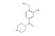 (4-methoxy-3-methylphenyl)(piperazin-1-yl)methanone