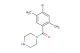 (4-bromo-2,5-dimethylphenyl)(piperazin-1-yl)methanone