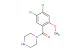 (4,5-dichloro-2-methoxyphenyl)(piperazin-1-yl)methanone