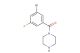 (3-bromo-5-fluorophenyl)(piperazin-1-yl)methanone