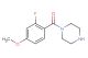 (2-fluoro-4-methoxyphenyl)(piperazin-1-yl)methanone