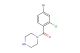 (4-bromo-2-chlorophenyl)(piperazin-1-yl)methanone