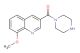 (8-methoxyquinolin-3-yl)(piperazin-1-yl)methanone