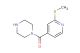 (2-(methylthio)pyridin-4-yl)(piperazin-1-yl)methanone