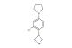 1-(4-(azetidin-3-yl)-3-chlorophenyl)pyrrolidine