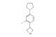 1-(4-(azetidin-3-yl)-3-fluorophenyl)pyrrolidine