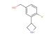 (3-(azetidin-3-yl)-4-fluorophenyl)methanol