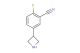 5-(azetidin-3-yl)-2-fluorobenzonitrile