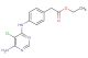 ethyl 2-(4-((6-amino-5-chloropyrimidin-4-yl)amino)phenyl)acetate