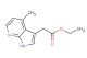 ethyl 2-(4-methyl-1H-pyrrolo[2,3-b]pyridin-3-yl)acetate