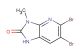 5,6-dibromo-3-methylimidazo[4,5-b]pyridin-2-one