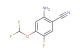 2-amino-4-(difluoromethoxy)-5-fluorobenzonitrile