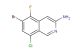6-bromo-8-chloro-5-fluoro-isoquinolin-3-ylamine