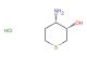 (3S,4S)-4-aminotetrahydro-2H-thiopyran-3-ol hydrochloride