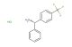 (S)-phenyl(4-(trifluoromethyl)phenyl)methanamine hydrochloride
