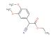 ethyl 2-cyano-2-(3,4-dimethoxyphenyl)acetate