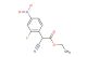 ethyl 2-cyano-2-(2-fluoro-4-nitrophenyl)acetate