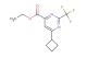 ethyl 6-cyclobutyl-2-(trifluoromethyl)pyrimidine-4-carboxylate