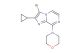 4-(3-bromo-2-cyclopropylimidazo[1,2-a]pyrazin-8-yl)morpholine