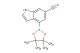 4-(4,4,5,5-tetramethyl-1,3,2-dioxaborolan-2-yl)-1H-indole-6-carbonitrile