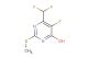 6-(difluoromethyl)-5-fluoro-2-(methylthio)pyrimidin-4-ol
