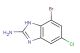 7-bromo-5-chloro-1H-benzimidazol-2-amine
