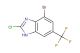 4-bromo-2-chloro-6-(trifluoromethyl)-1H-benzo[d]imidazole