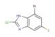 7-bromo-2-chloro-5-fluoro-1H-benzo[d]imidazole