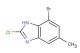 7-bromo-2-chloro-5-methyl-1H-benzo[d]imidazole
