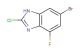 6-bromo-2-chloro-4-fluoro-1H-benzo[d]imidazole