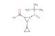 (2R,3R)-1-((R)-tert-butylsulfinyl)-3-cyclopropylaziridine-2-carboxylic acid
