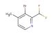 3-bromo-2-(difluoromethyl)-4-methylpyridine