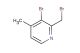 3-Bromo-2-bromomethyl-4-methylpyridine