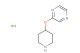 2-(piperidin-4-yloxy)pyrazine hydrochloride
