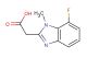 2-(7-fluoro-1-methyl-1H-benzo[d]imidazol-2-yl)acetic acid