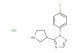1-(4-fluorophenyl)-5-(pyrrolidin-3-yl)-1H-1,2,4-triazole hydrochloride