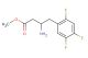 methyl 3-amino-4-(2,4,5-trifluorophenyl)butanoate
